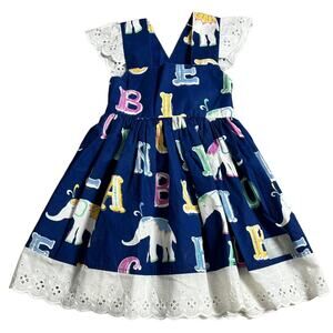 Eleanor Rose Alphabet Dress Size 2 NWOT